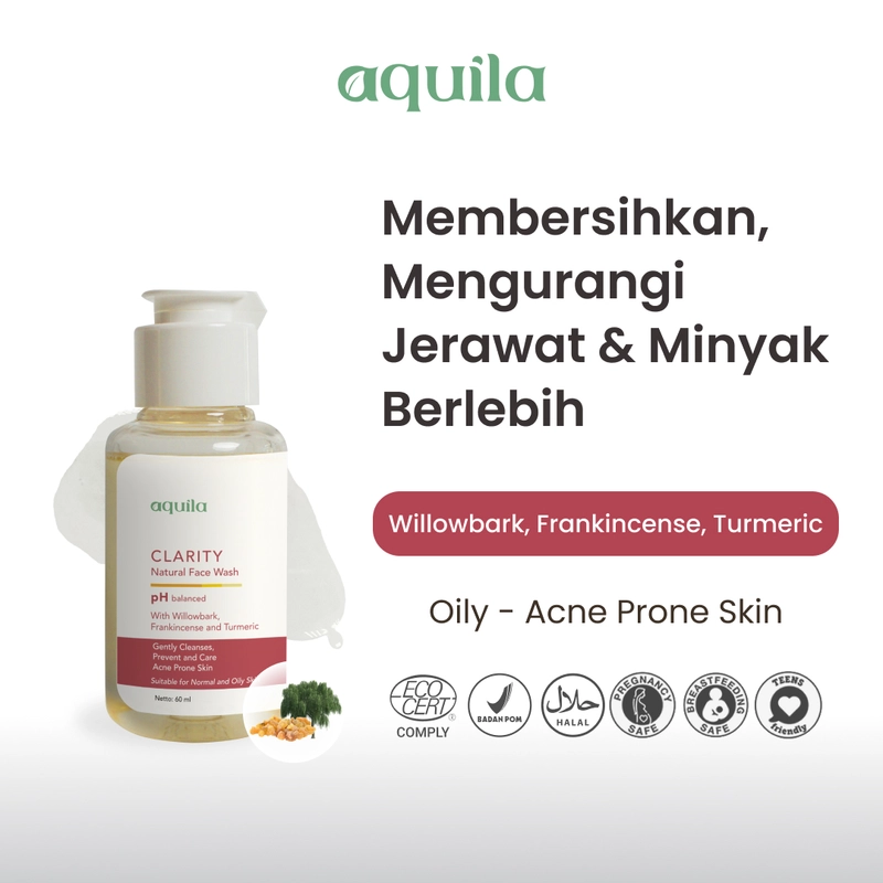 Product image Aquila Clarity Natural Face Wash 60ml Oily