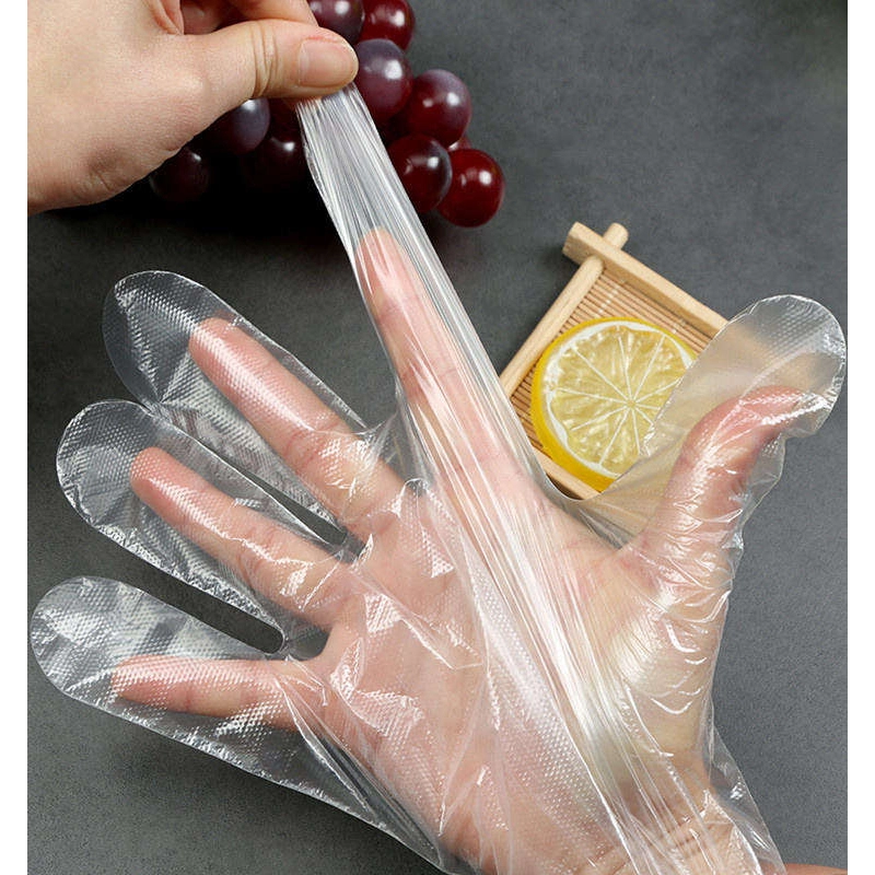 Product image KAMJE Sarung Tangan Plastik Isi 100pcs Disposable Gloves Tebal Transparan KMJ008 KMJ008 KMJ008