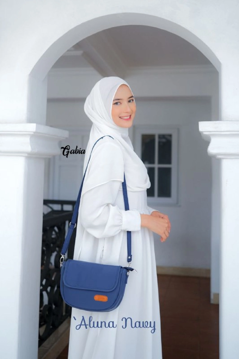 Product image Fashopid - GABIA TAS SELEMPANG ALUNA BAG WANITA ALL NAVY