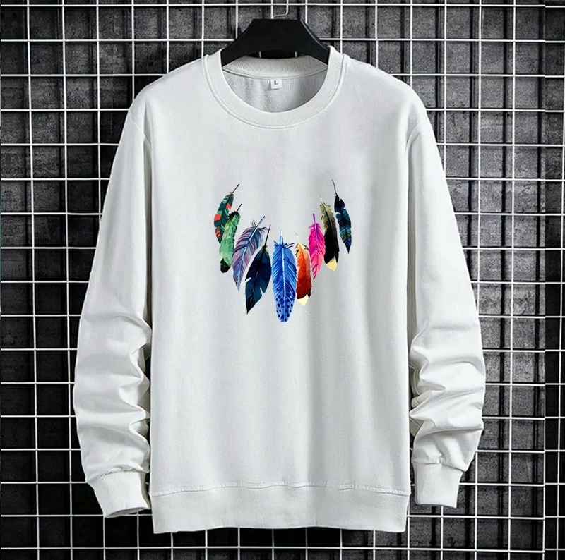 Product image sweater pria buao realpict M/L PUTIH