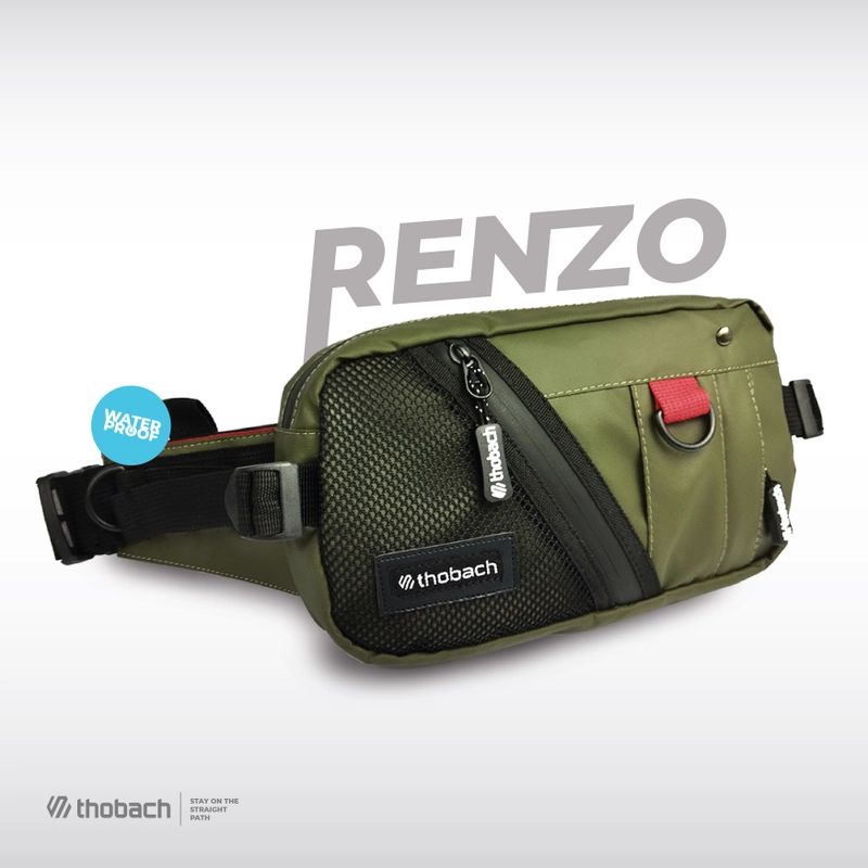 Product image Thobach official - THOBACH Waistbag Anti Air Waterproof RENZO 200 gr Army