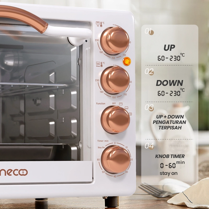 Product image Homespira - Electric Oven Mecoo Irish Lilac 22L Irish Lilac