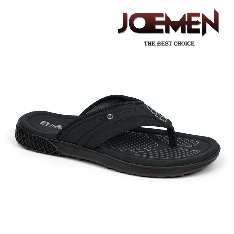 Product image Joemen Official - Joemen Sandal Pria Kulit S 07 New Original Brand Lokal Pria Jepit Sandal Terbaru Joemen 2024 39 Hitam