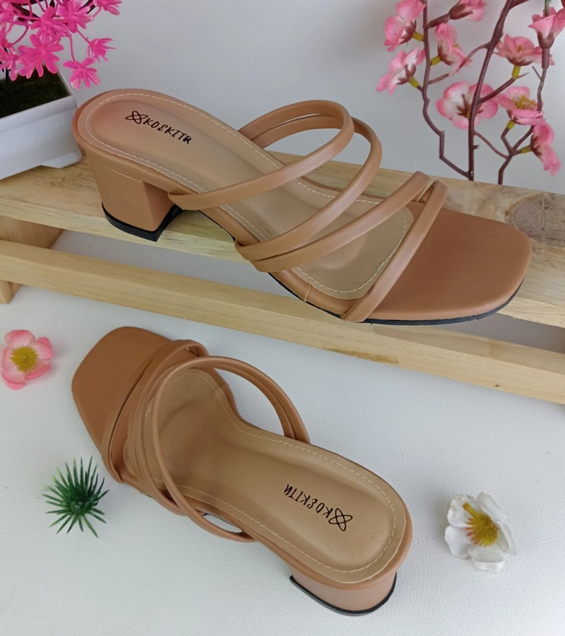 Product image Koekita - Sandal Selop Hels Wanita 5 cm Keyla-01 Moca 36 Moca