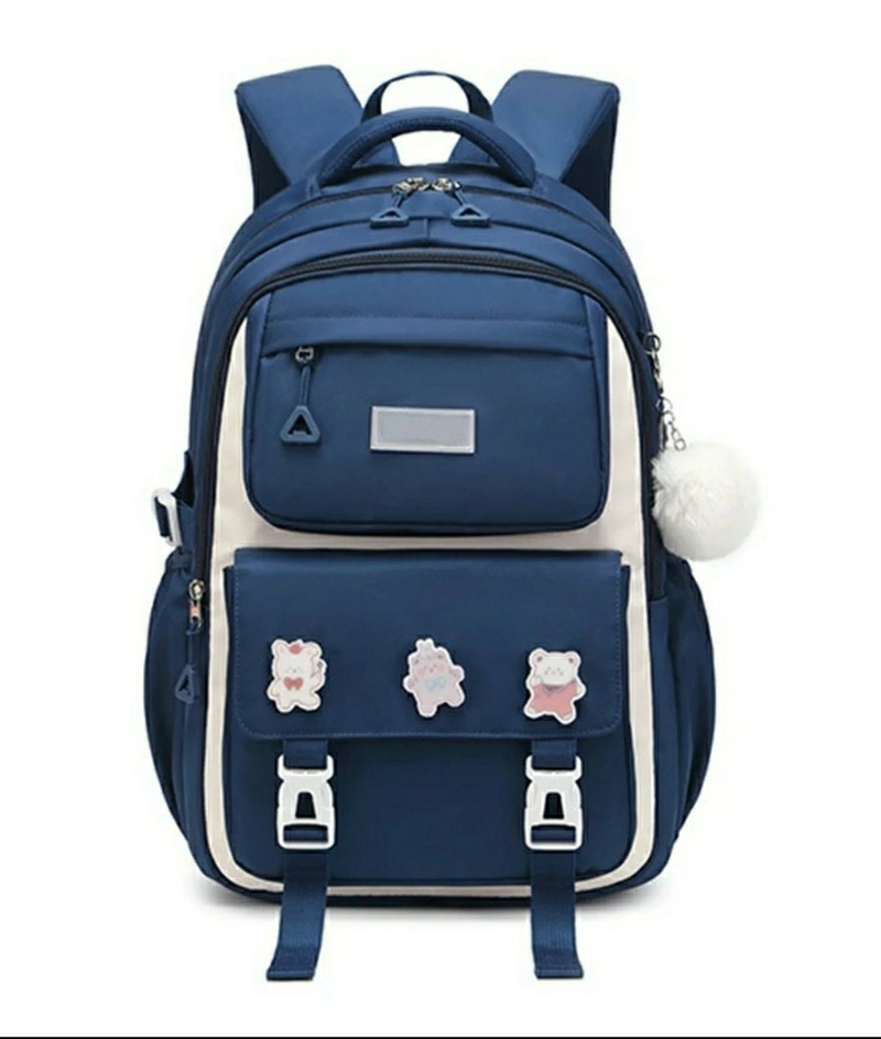 Product image Alcaff - Tas Ransel Anak Sekolah Karis Free Botol Minum 30x20x40 Hitam
