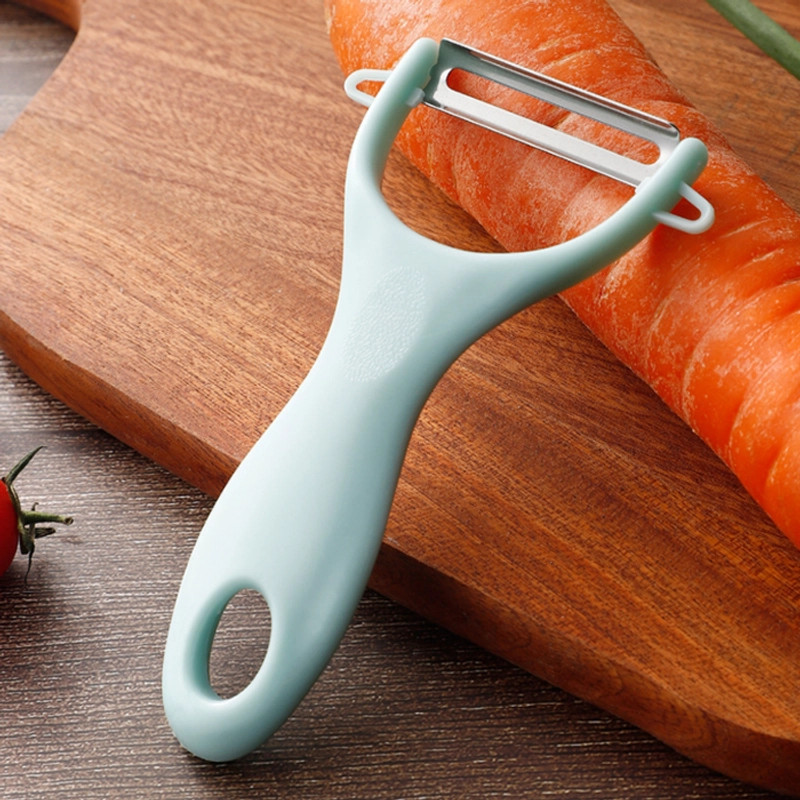 Product image KAHASIL - Pisau Pengupas Kulit Buah Sayuran Peeler Parutan Wortel Kentang Apel Alat Kupas Serbaguna KMJ142 RANDOM