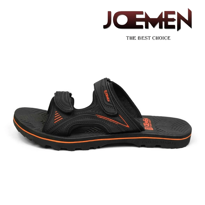 Product image Joemen Official - Joemen Sandal Pria Adventure S 29 NEW Original Brand Lokal Ringan Kuat Anti Slip Tidak Licin Sa 39 Hitam Orange