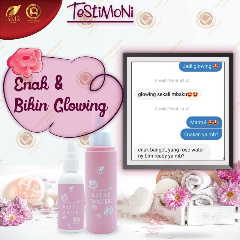 Product image Nature Rose Water 60ml Pengunci Make Up