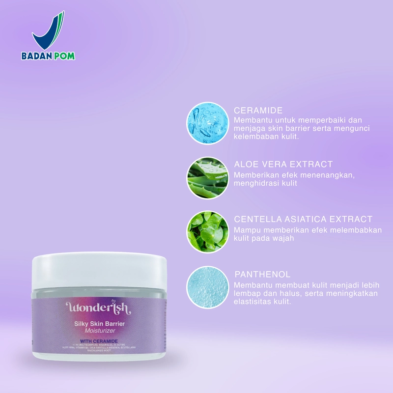 Product image WONDERISH - Wonderish by Irish Bella Silky Skin Barrier Moisturizer 30gr 30gr Jernih