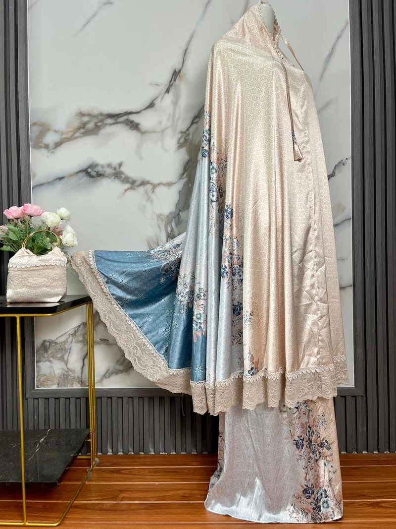 Product image SRIAYU COLLECTION - MUKENA DEWASA SUTRA ARMANY NEW ALL SIZE MOTIF 1