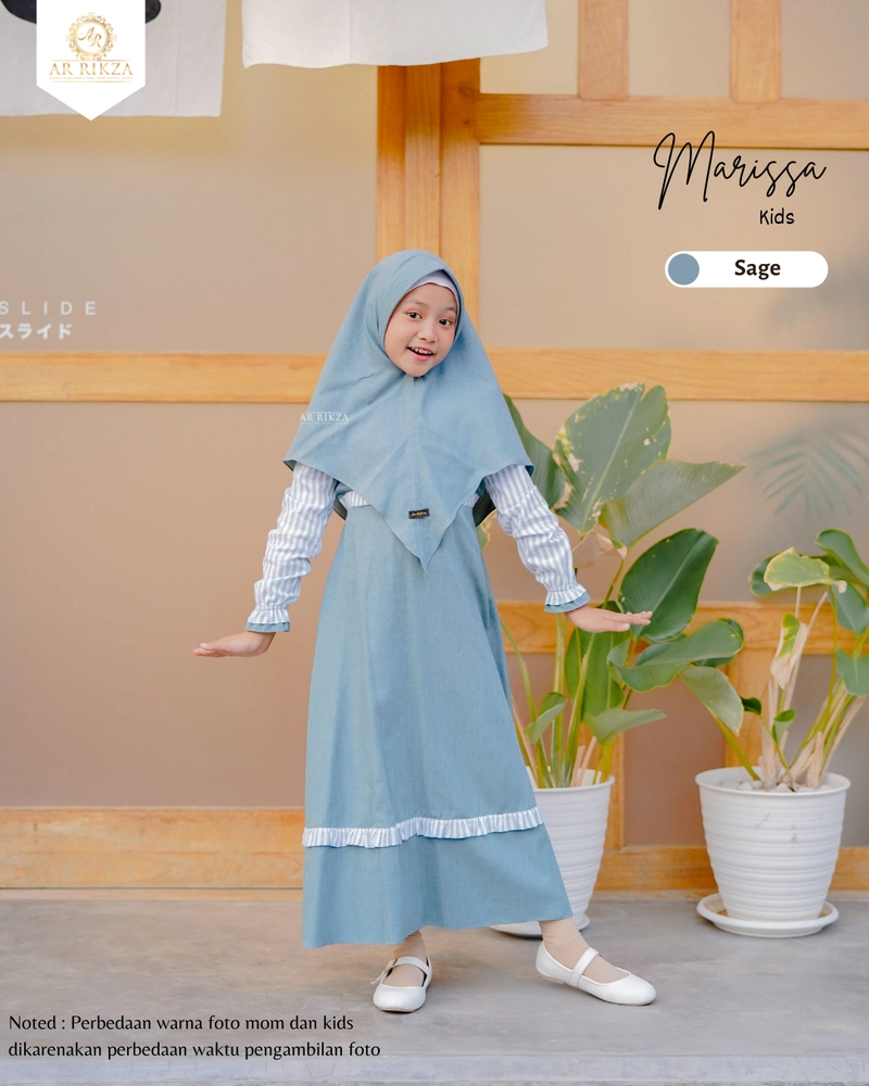 Product image Marissa Dress Kids Edisi Pastel XXS SAGE