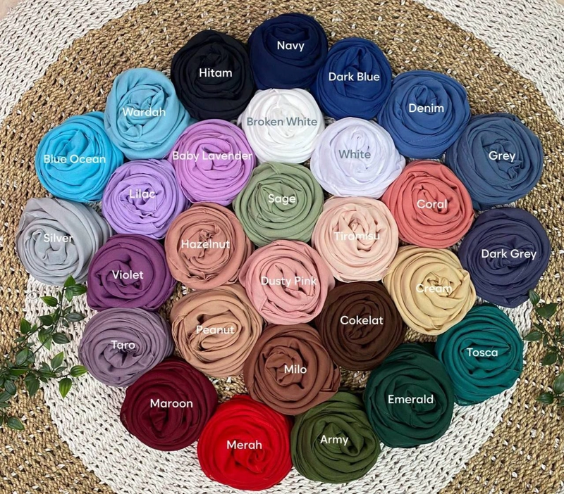 Product image Milyarda Hijab Official - Hijab Zipper Square Milyarda Hijab Allsize Cokelat