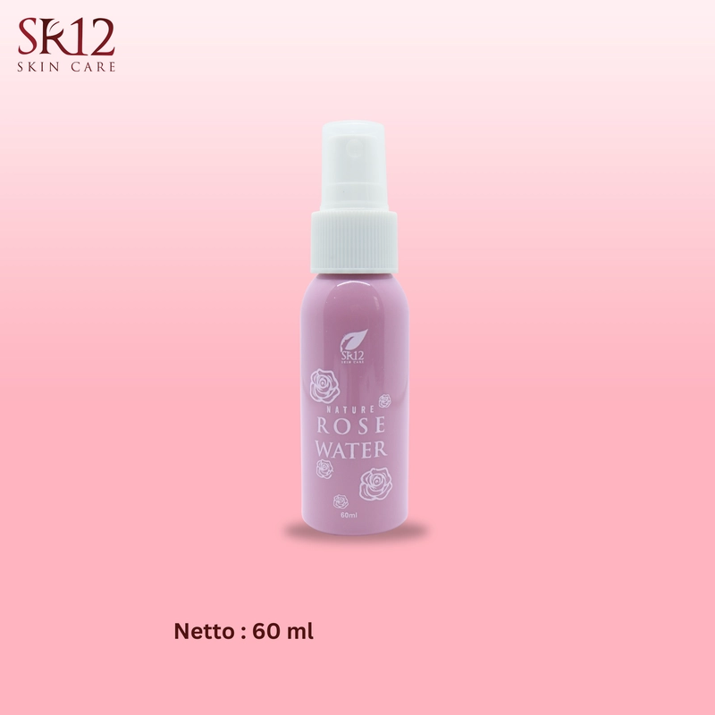 Product image SR12 Jawa Barat - SR12 Nature Rose Water Face Spray Makeup Tahan Lama Kulit Makin Cerah 60ml Nature Rose Water