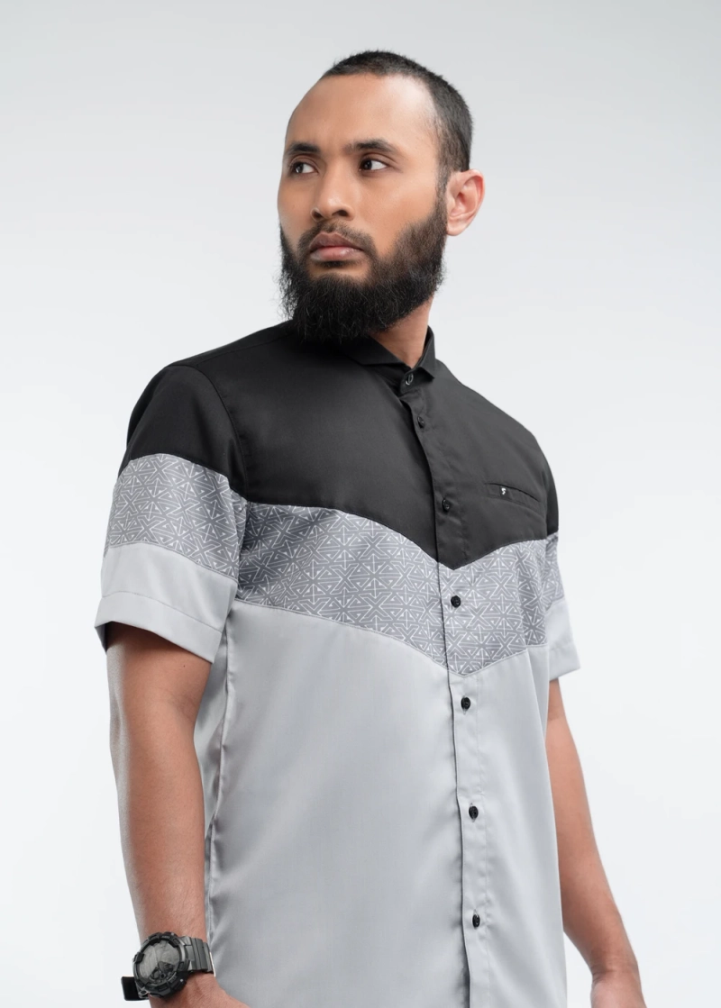 Product image Fadkhera - Baju Koko Modern Dewasa Baihaqi S Lengan Pendek