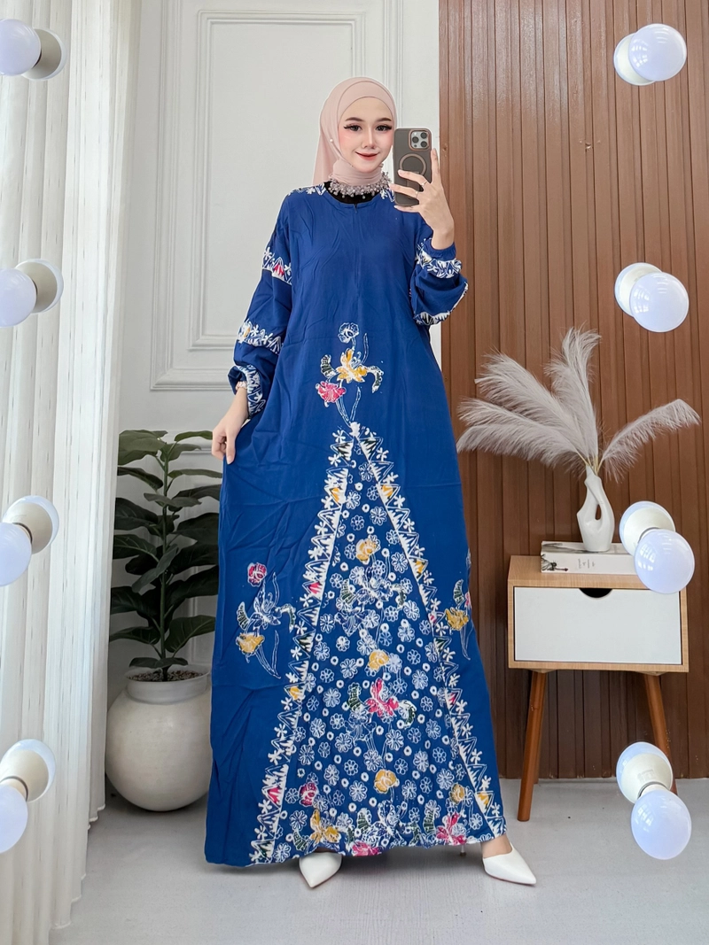 Product image Batik Ayodha - GAMIS CAP GISEL ALLSIZE JUMBO LD 122CM Allsize E