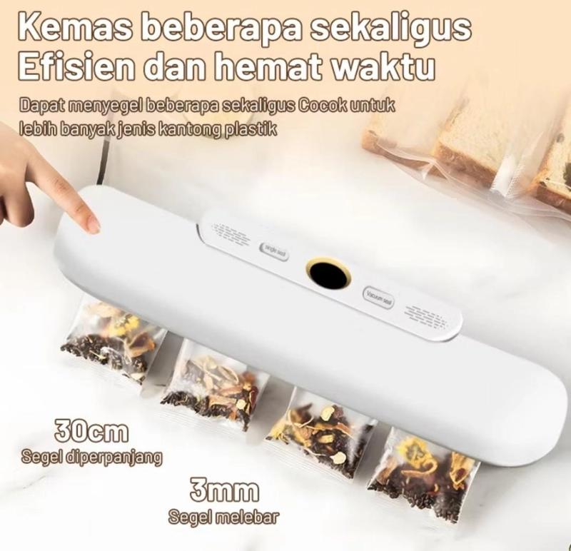 Product image Rizki Electronics - UPUPIN Vacum sealer fresh mesin vacuum sealer putih