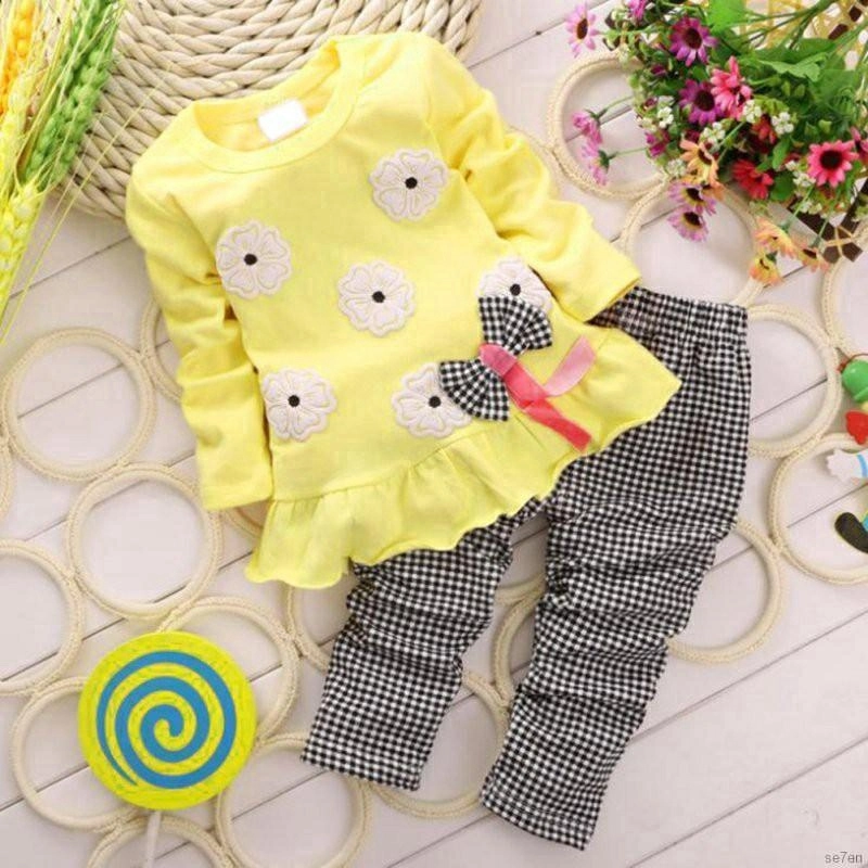 Product image setelan anak melrx realpict 2-3thn kuning
