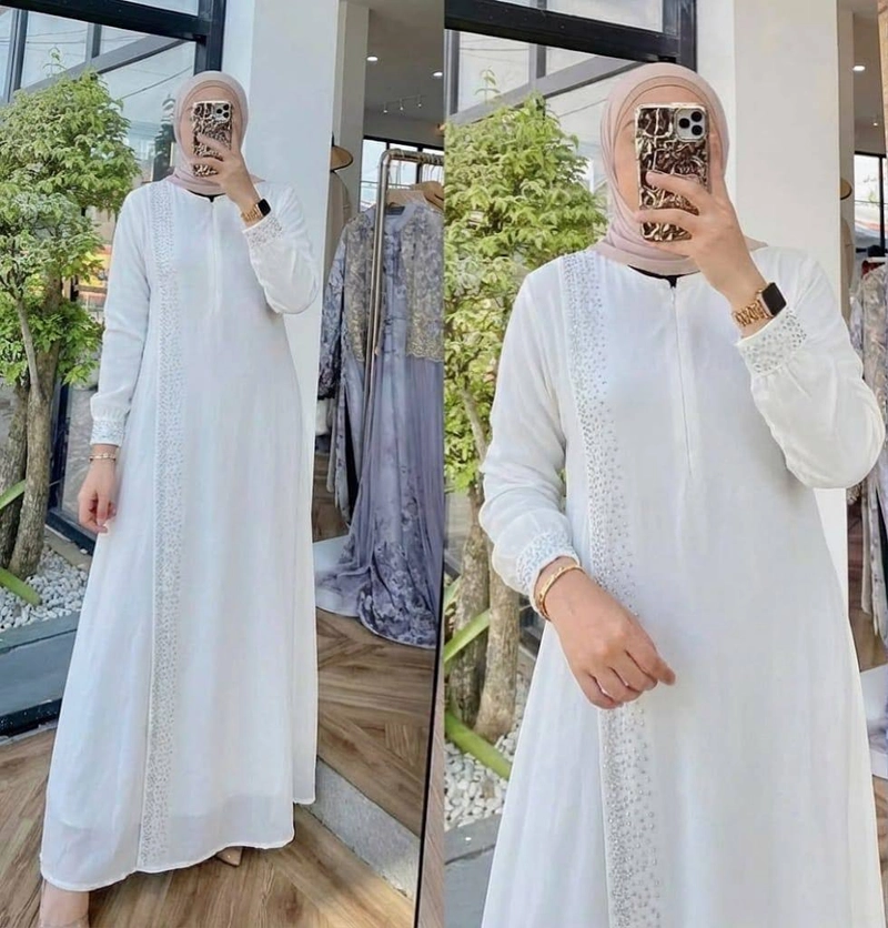 Product image Khisna collection - New abaya zareta swarosky no hijab Allsize Bw