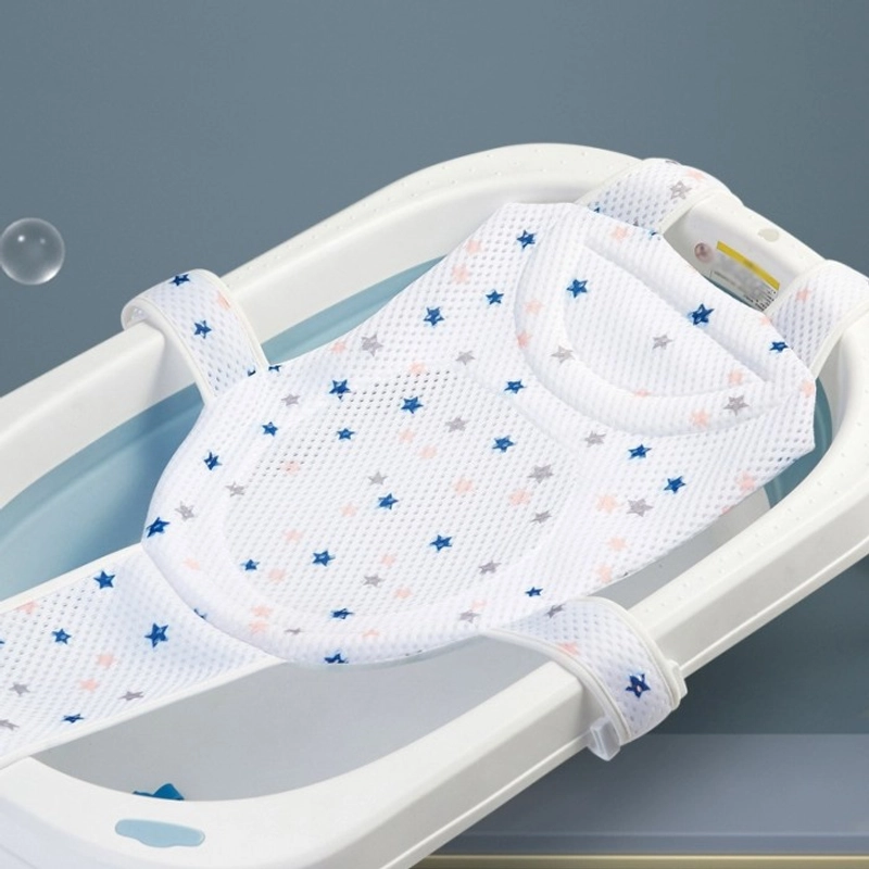 Product image MOMI HOMI - Jaring Bak Mandi 03 Bayi Jaring Bak Mandi Alas Duduk Pengaman Baby Bath Helper Alas Mandi Bather Ant varian Putih Bintang