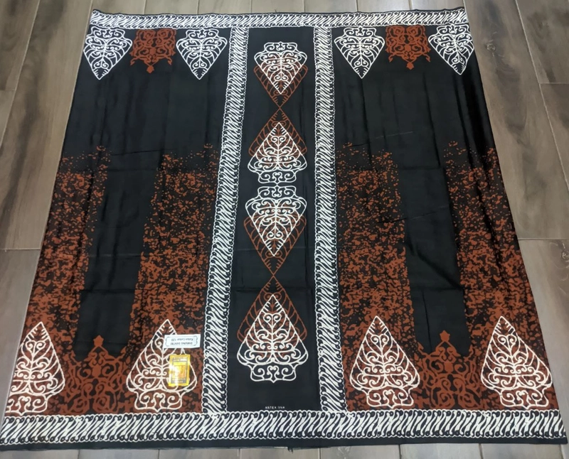 Product image Javatama - Javatama - Sarung Batik Astex Abstrak Dewasa Hitam coklat