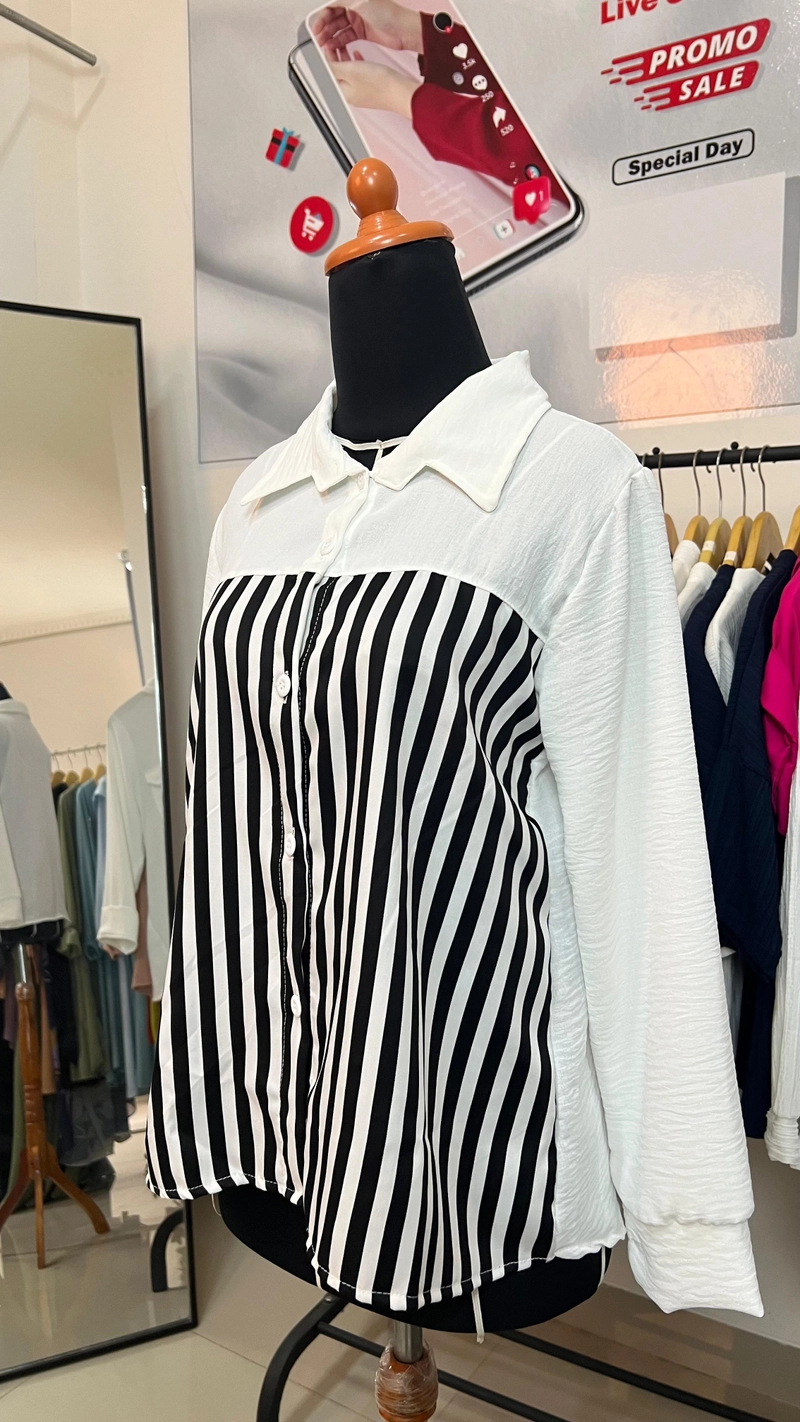 Product image Sseolshop - Baju Wanita - Anggun Baju Atasan Wanita Terbaru M BW