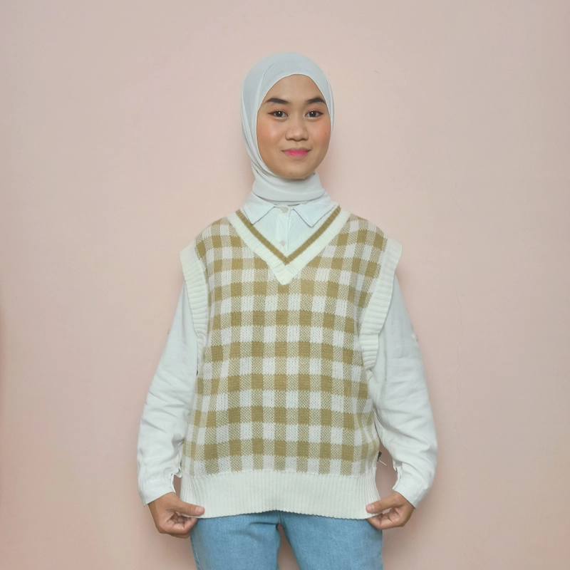 Product image MKY Clothing - SPECIAL BUNDLING VEST + CARDIGAN One size Beige