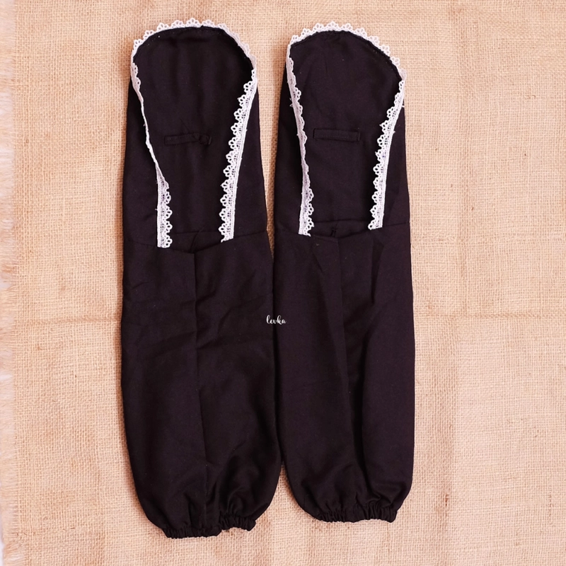 Product image Leika - PERSIAPAN UMROH & HAJI SARUNG TANGAN IHRAM WANITA warna hitam
