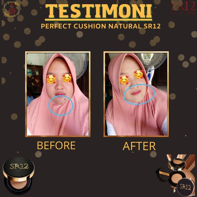 Product image SR12 Refill Cushion SPF 30 Full Coverage Tahan Lama Dan Mencerahkan Kulit 15gr Refil Ivory