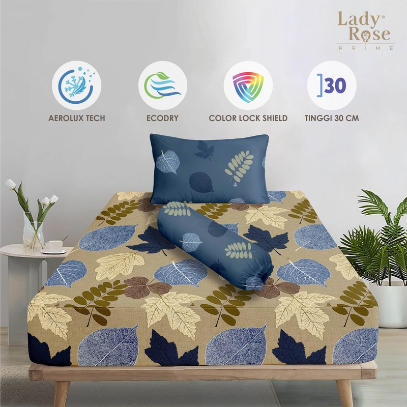 Product image LADY ROSE OFFICIAL - Lady Rose Prime - Bed Cover Set Janet 120x200x30 Single Fitted