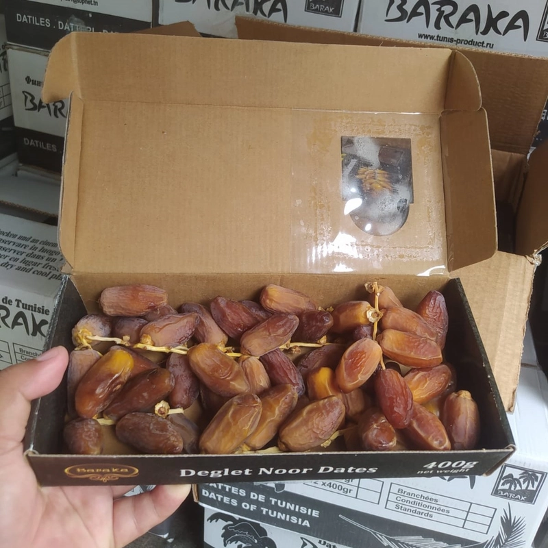 Product image Al Zaid Kurma - Kurma Tunisia Tangkai Baraka 400g Manis