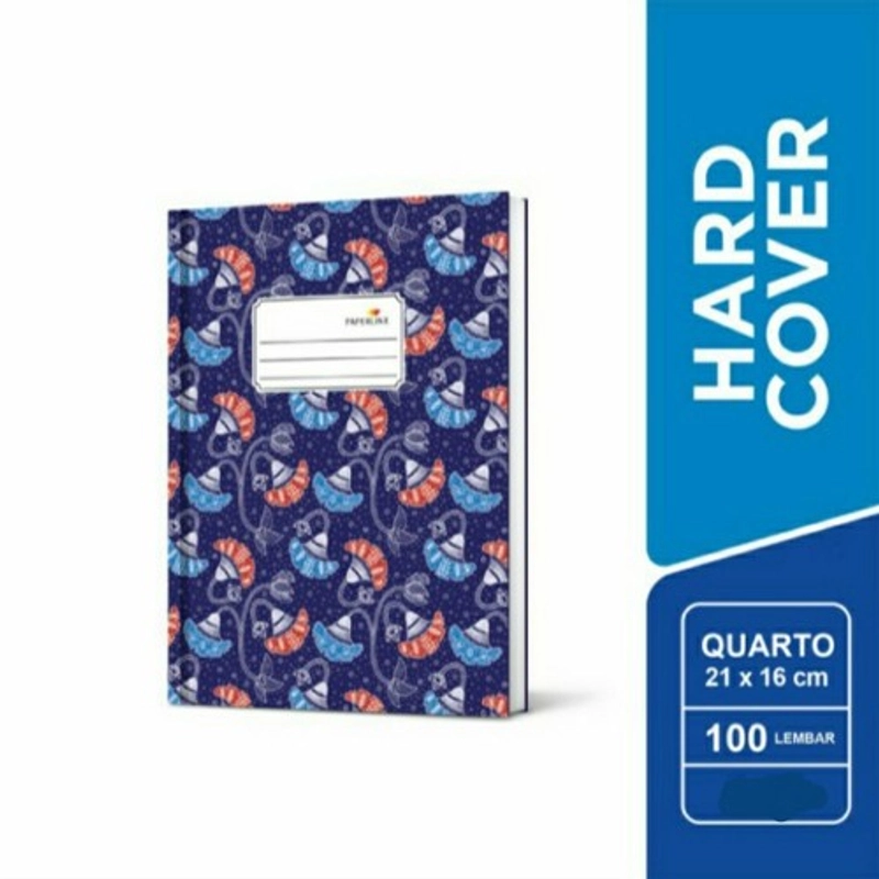 Product image Bintang Terang ATK - Buku Tulis Quarto 100 PAPERLINE/Buku Kwarto PPL 100/Hard Cover Kuarto Kwarto Putih