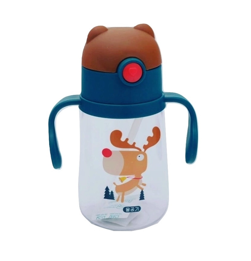 Product image Blooming Deal - Botol Minum Anak Karakter BPA Free 450 ml (H330) Coklat 1 Pcs