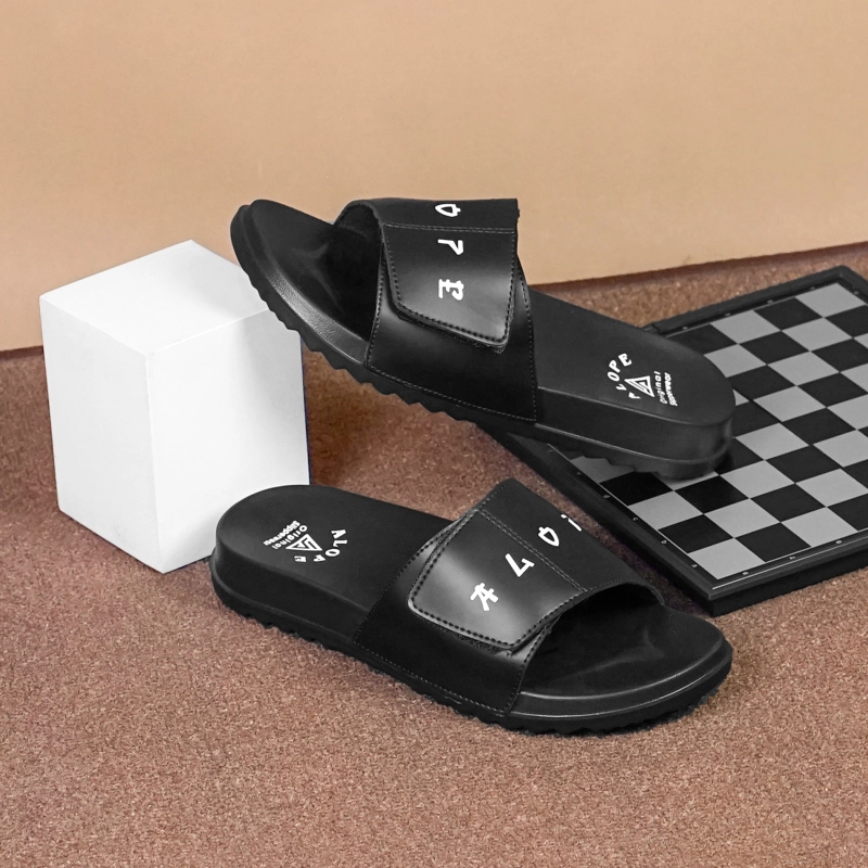 Product image ALOPE OFFICIAL - ALOPE - SANDAL HARVY SANDAL SELOP POLOS 42 HITAM