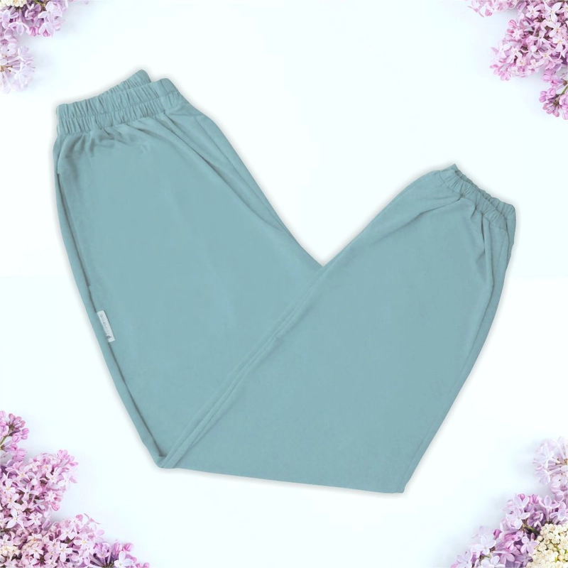 Product image HELAIRINDU - Celana Olahraga Wanita Jogger Training Pants Bahan Jersey Standar Blue Wardah