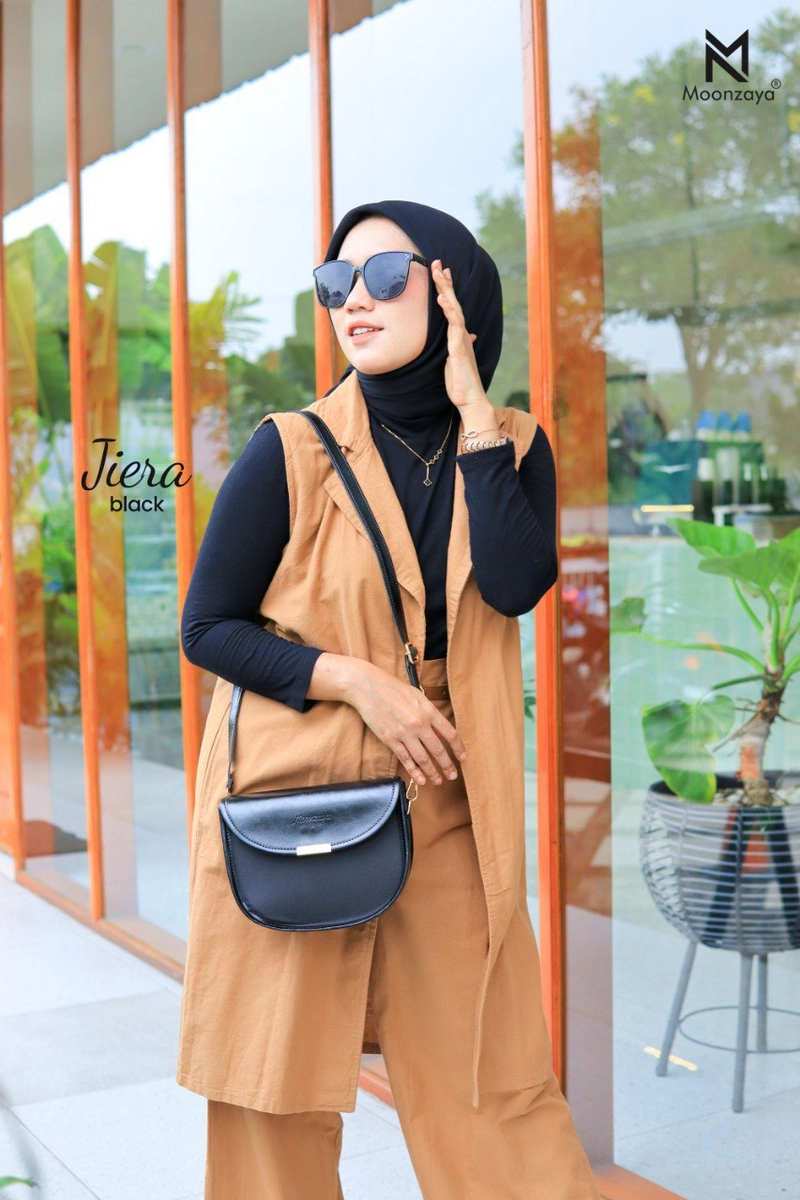 Product image Moonzaya - JIERA BAG BY MOONZAYA TAS SELEMPANG WANITA JIERA BLACK