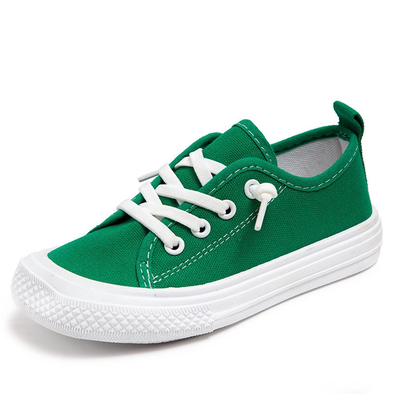 Product image Meonky Official - Sepatu Anak laki-laki Perempuan sekolah Original Sneakers canvas Casual Q - 05 31 Hijau