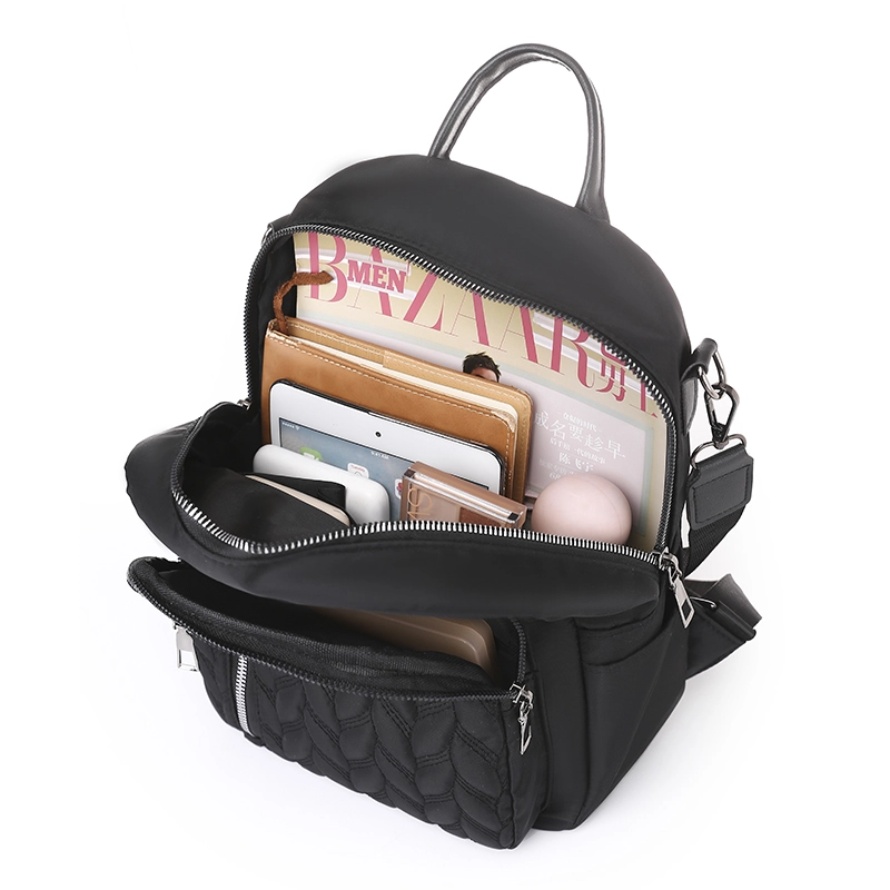 Product image CBL - Ransel JOANNA - Tas Ransel Backpack Wanita Bordir Waterproof Bahan Nilon Big Coklat_Mocca