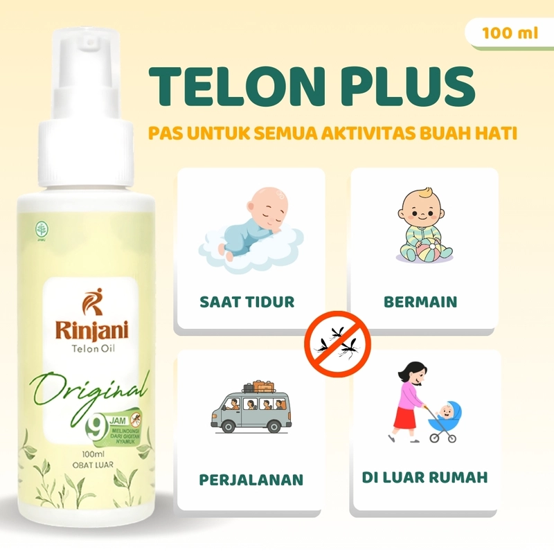 Product image RINJANI - Rinjani Minyak Telon 50ml Botol
