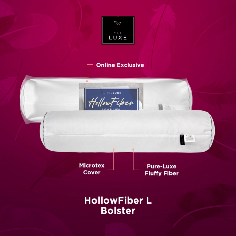 Product image THE LUXE - The Luxe Hollow Fiber L Bolster 22*83 putih