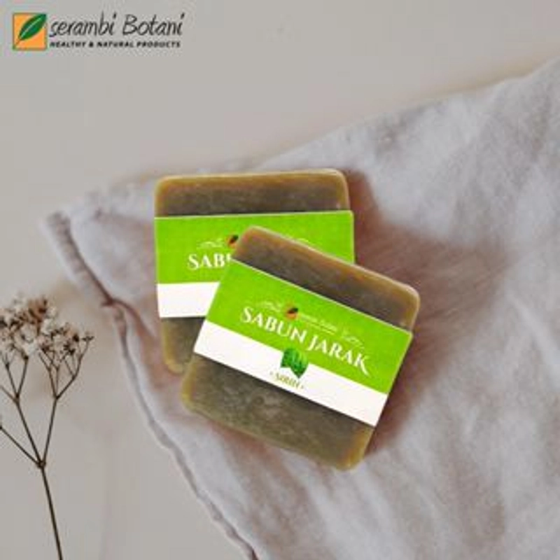 Product image SERAMBI BOTANI - Sabun Jatropha Sirih Sabun Organik Natural Herbal Alami - Untuk Merawat Area Kewanitaan 100gr Sabun Sirih