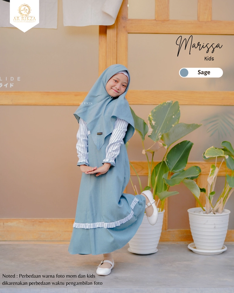 Product image Marissa Dress Kids Edisi Pastel XXS SAGE