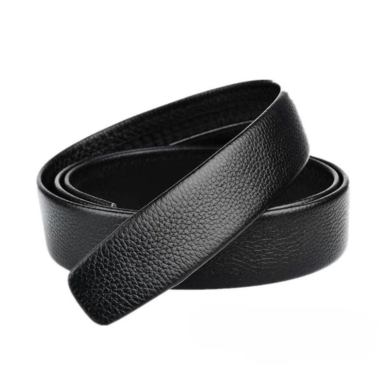 Product image KAHASIL - Ikat Pinggang Sabuk Gesper Pria Kulit Kepala Besi Model Rel Panjang 120cm KHBELT041 all variant HITAM