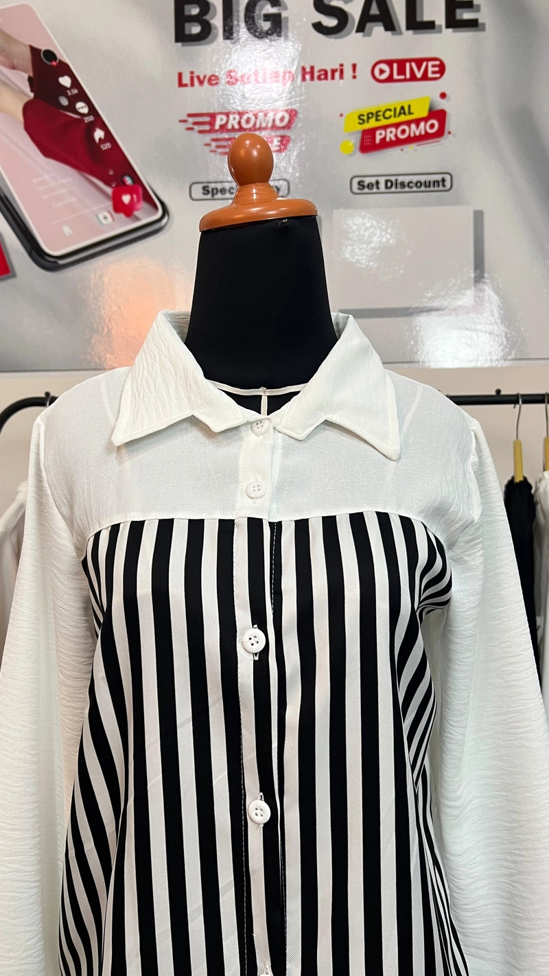 Product image Sseolshop - Baju Wanita - Anggun Baju Atasan Wanita Terbaru M BW