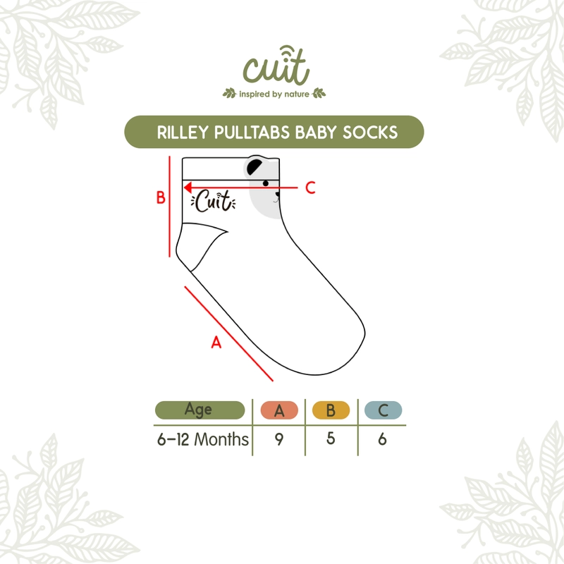 Product image Kintakun Baby - Riley Pulltabs Baby Socks - Kaos Kaki Anak Bayi 6 - 12 Bulan - Kaos Kaki Lucu 6-12 Bulan Honey Bear