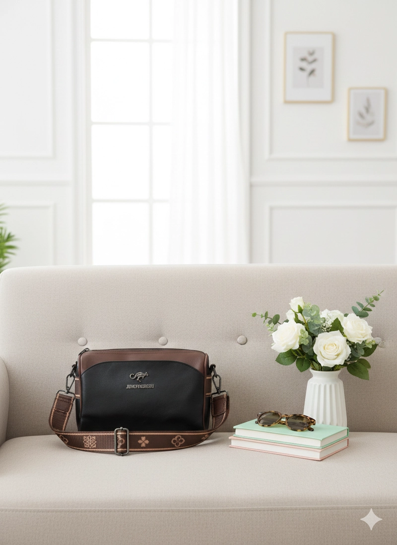 Product image CBL - AYUMI Slingbag - Tas Selempang Slingbag Wanita AYUMI Tas Selempang Terbaru Bahan Semikulit Sintesis Small Hitam