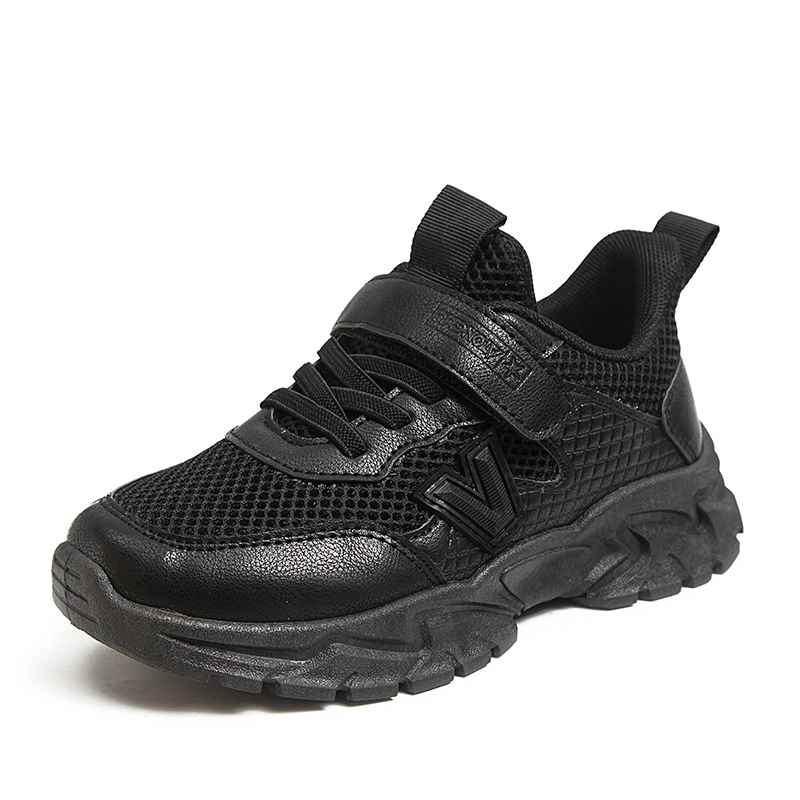Product image Meonky Official - Sepatu Anak laki laki Perempuan Original Sneakers Sekolah Lucu Kode Q - 20 Unisex 33 Hitam