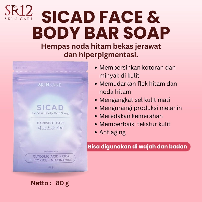 Product image SR12 Skinsane Face And Body Bar Soap face & body bar soap sicad