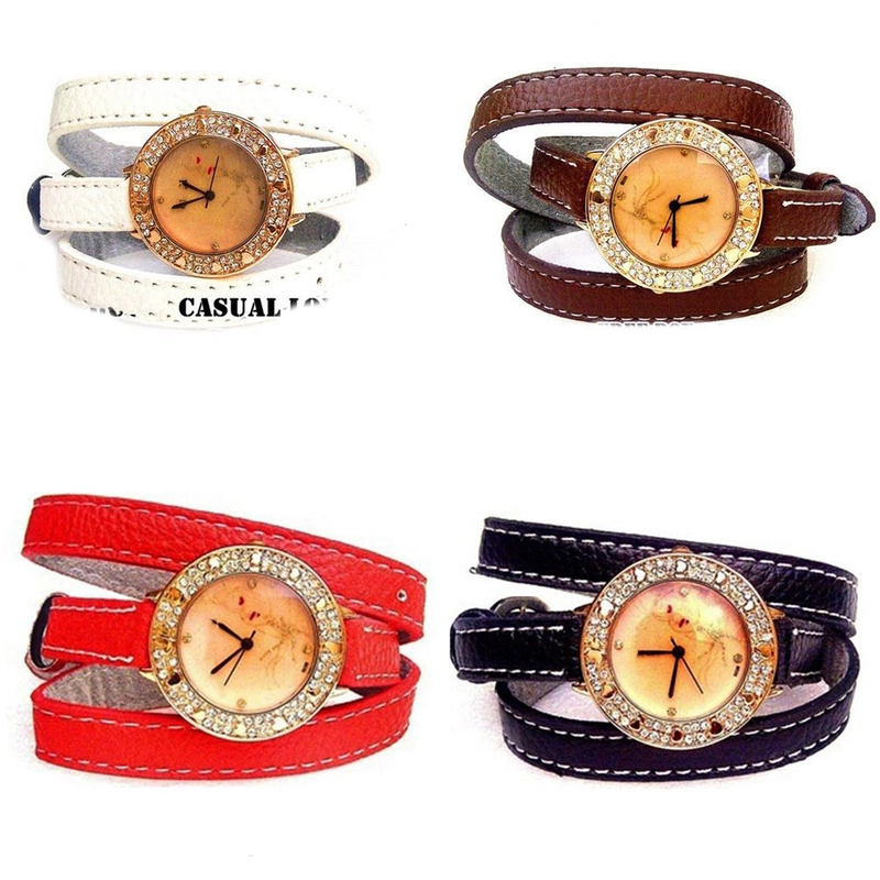 Product image Lanc Fashion - jam Tali Panjang Diamond Lady Lilit Fashion Kasual Warna Hitam