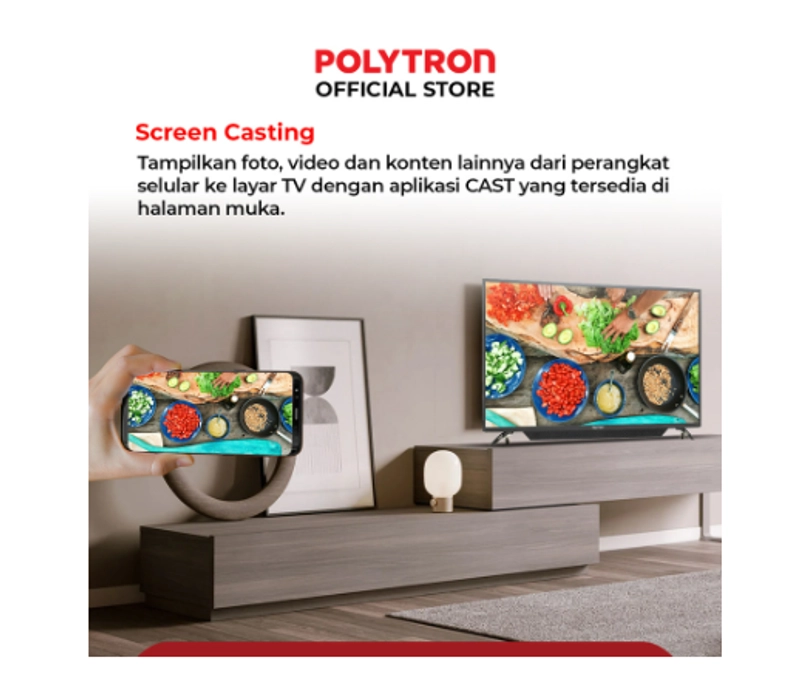 Product image UTAMAMEGA - Polytron Smart Digital TV 32 Inch 32CV1869 Type 32CV1869