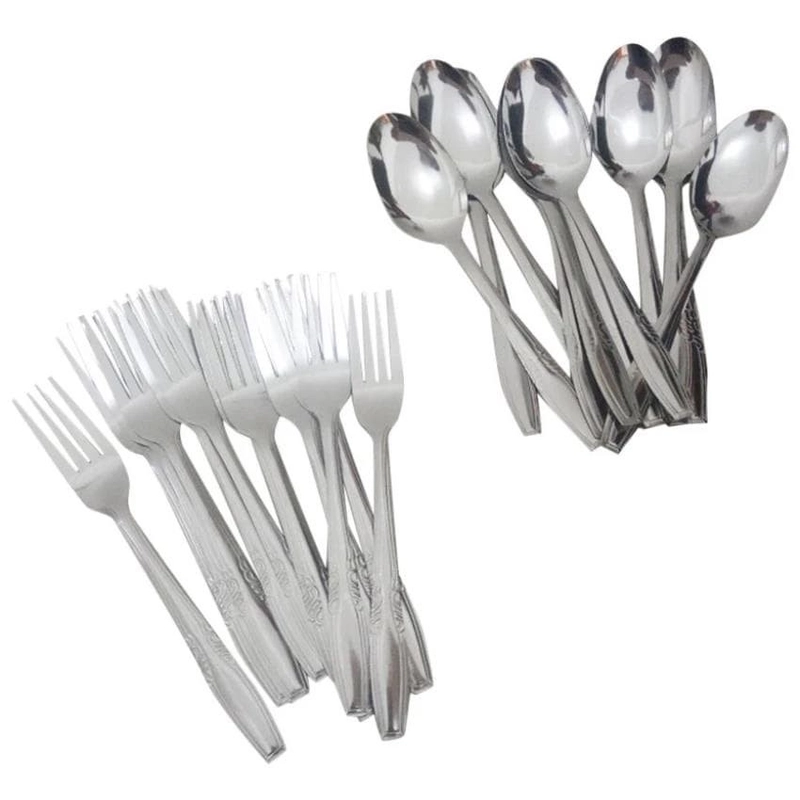 Product image ( Buy 2 Get 1) Toko Mawar - Sendok Makan Stainless 500 Gr Silver